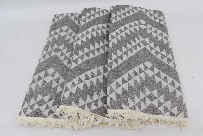 68x40 Cotton Geometric Towel, Best Friend Gift Ideas, Bachelorette Party Gifts, Spa Towel, Personalized Gifts, Quick-Dry Beach Towel, Beach towel - 8