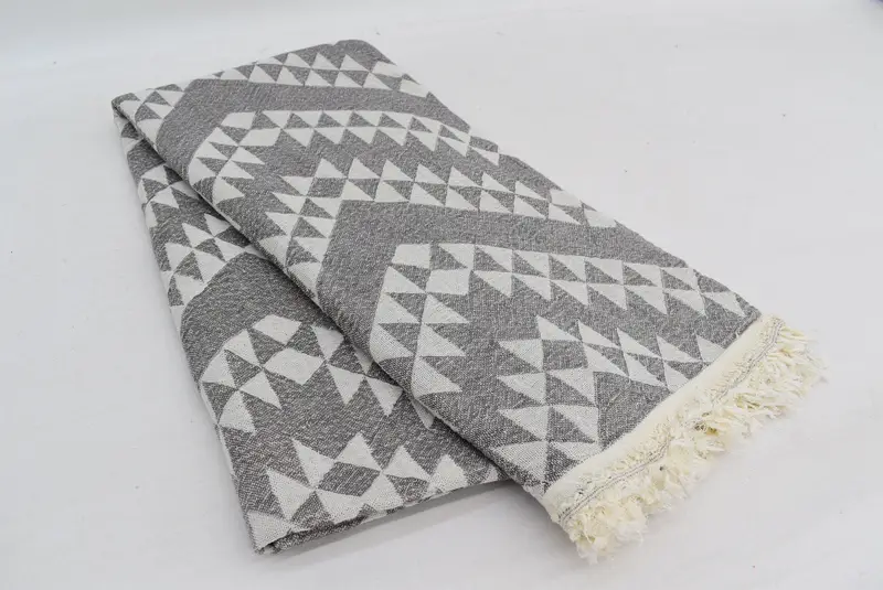 68x40 Cotton Geometric Towel, Best Friend Gift Ideas, Bachelorette Party Gifts, Spa Towel, Personalized Gifts, Quick-Dry Beach Towel, Beach towel - 4