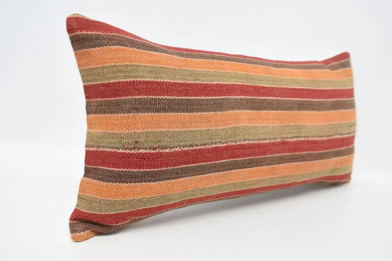 Gift Pillow, 12x24 Red Pillow Sham, Garden Cushion Case, Pet Cushion Case, Cushion, Kilim Pillow Cover, Ikat Cushion, Turkish Kilim Pillow - 3