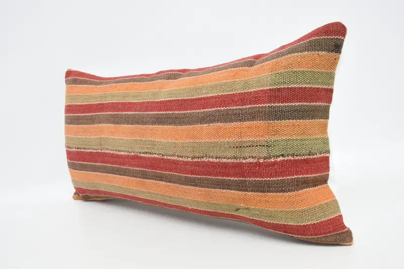 Gift Pillow, 12x24 Red Pillow Sham, Garden Cushion Case, Pet Cushion Case, Cushion, Kilim Pillow Cover, Ikat Cushion, Turkish Kilim Pillow - 4