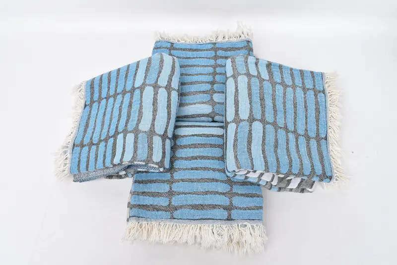 Bulk Order Towel, Turkish Towel Monogram, Turkish beach towel, Organic towel, Turkish towel, Gift For Coworker, 70x40 Cotton Asymmetric Design Towel - 7