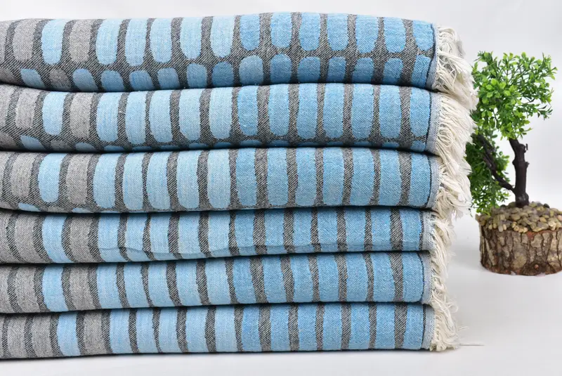 Bulk Order Towel, Turkish Towel Monogram, Turkish beach towel, Organic towel, Turkish towel, Gift For Coworker, 70x40 Cotton Asymmetric Design Towel - 4