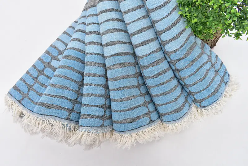 Bulk Order Towel, Turkish Towel Monogram, Turkish beach towel, Organic towel, Turkish towel, Gift For Coworker, 70x40 Cotton Asymmetric Design Towel - 5