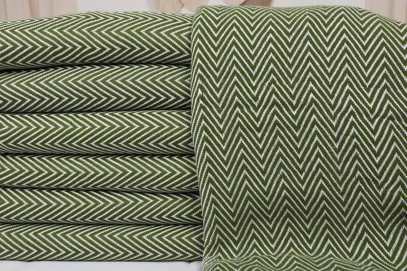 Boho Throw Blankets, Bachelorette Party Favors, 96x80 Cotton Chevron Towel, Bridal Shower Gift, Turkish Bedcover, Throw Blankets for Couch - 3