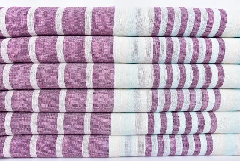 Absorbent Turkish towel, Beach Theme Wedding Gift, Personalized Towel, Merry Christmas Gifts, Quick-dry peshtemal, 68x40 Cotton Striped Towel - 2