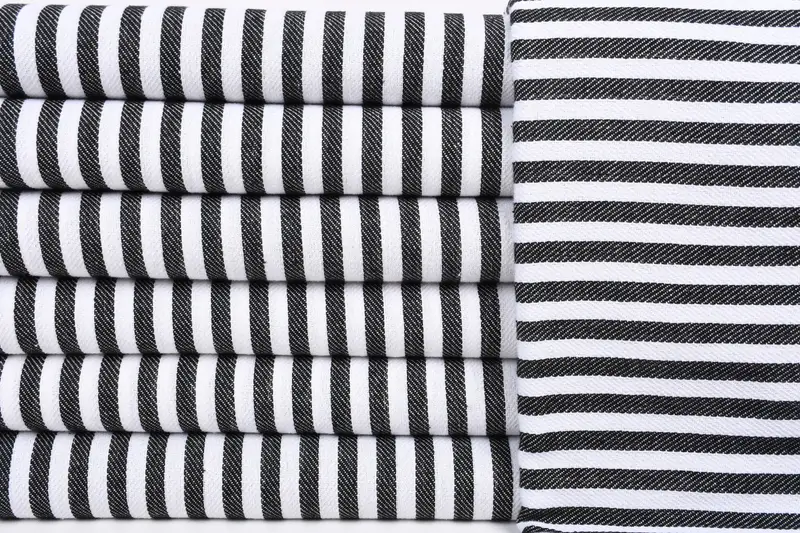 Thin towel, Best Wedding Gift, Monogrammed Beach Towel, Valentines Day Gift Idea, 70x40 Cotton Striped Towel, Quick-dry peshtemal, Guest Towel - 1