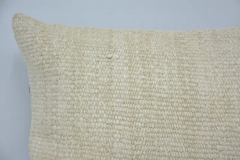 20x28 weißes Kissenbezug, Nomadenkissen, Kilimkissenschein, Außenterrassenkissen, Kissenschein, türkisches Kissen, antike Kissen - 2