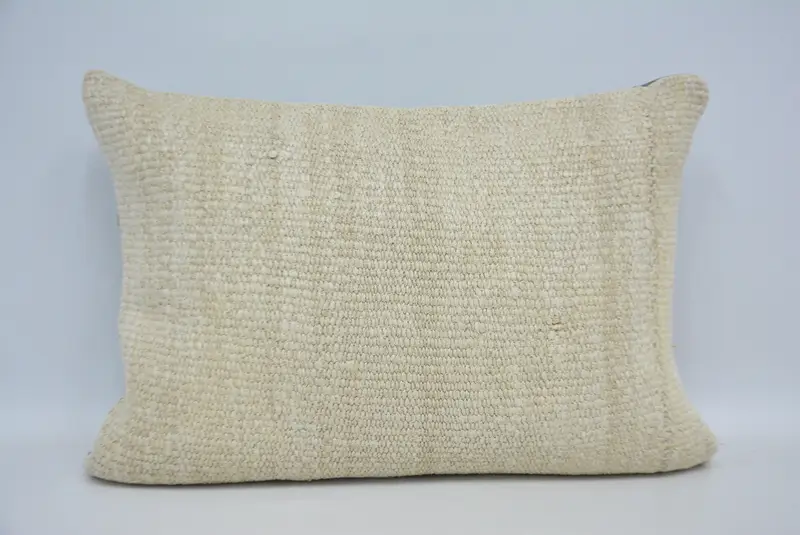 20x28 weißes Kissenbezug, Nomadenkissen, Kilimkissenschein, Außenterrassenkissen, Kissenschein, türkisches Kissen, antike Kissen - 1
