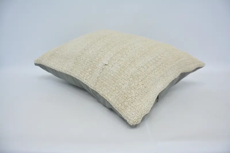 20x28 weißes Kissenbezug, Nomadenkissen, Kilimkissenschein, Außenterrassenkissen, Kissenschein, türkisches Kissen, antike Kissen - 6