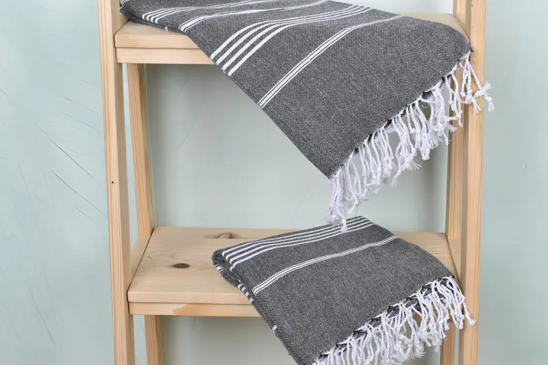 Luxury towel, Bachelor Party Favors, Authentic Turkish hammam peshtemal, 70x40 Cotton Striped Towel, Gift For Him, Bachelorette Party Favors - 5