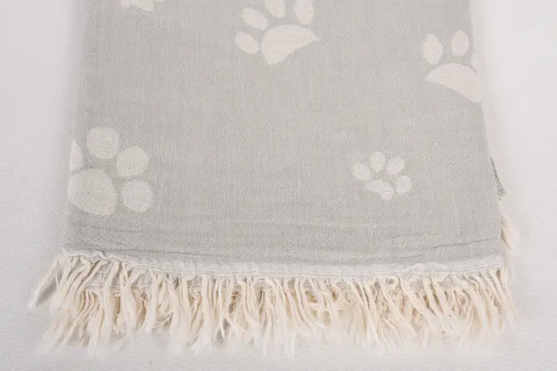 70x36 Cotton Paw Design Towel, Home Decor Gifts, Soft towel, Personalized Wedding Gift, Custom Gifts, Girls Weekend Favors, Family Gift Basket - 4