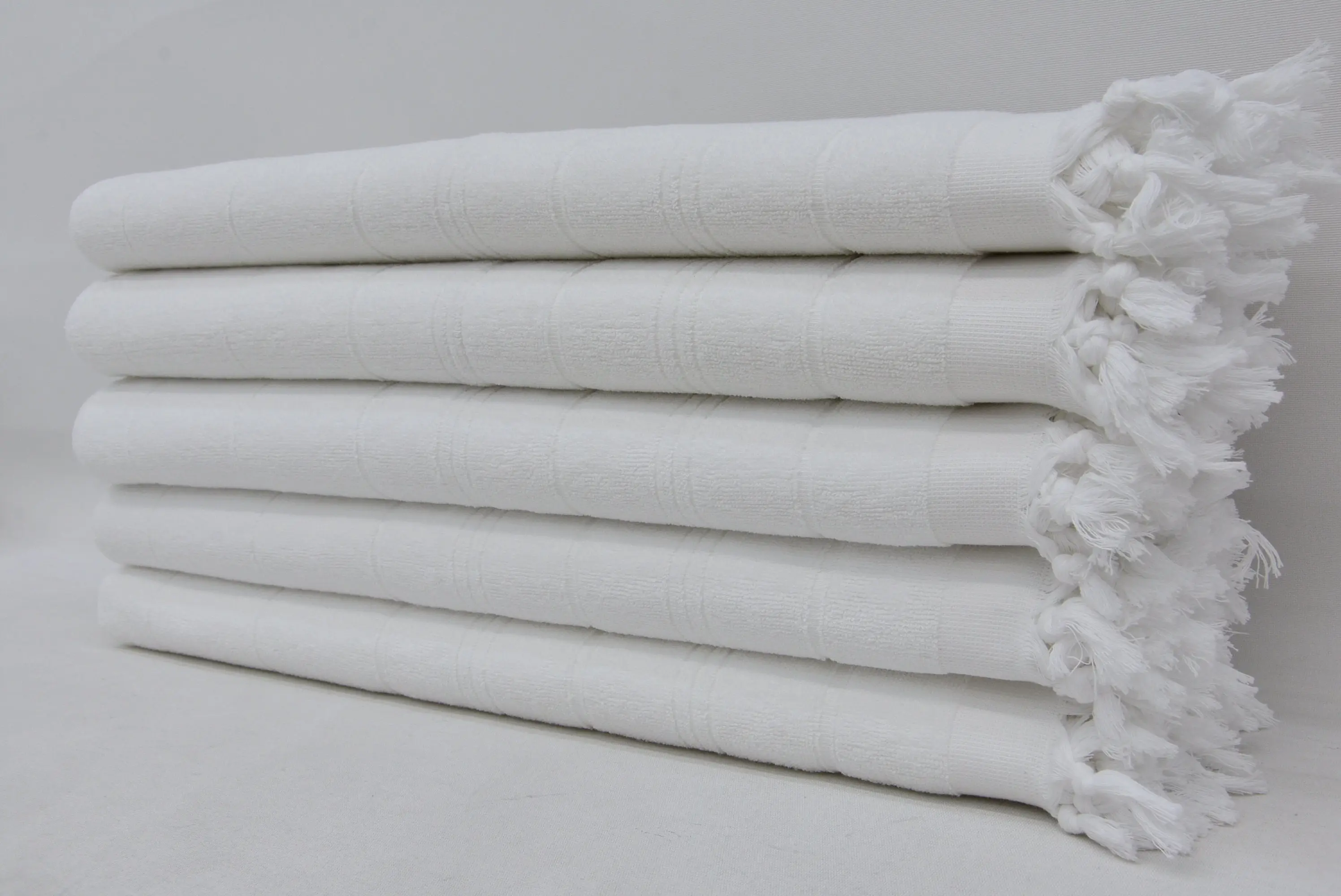 Organic Cotton Towel Turkish Hand Towel White 18x40 - 1