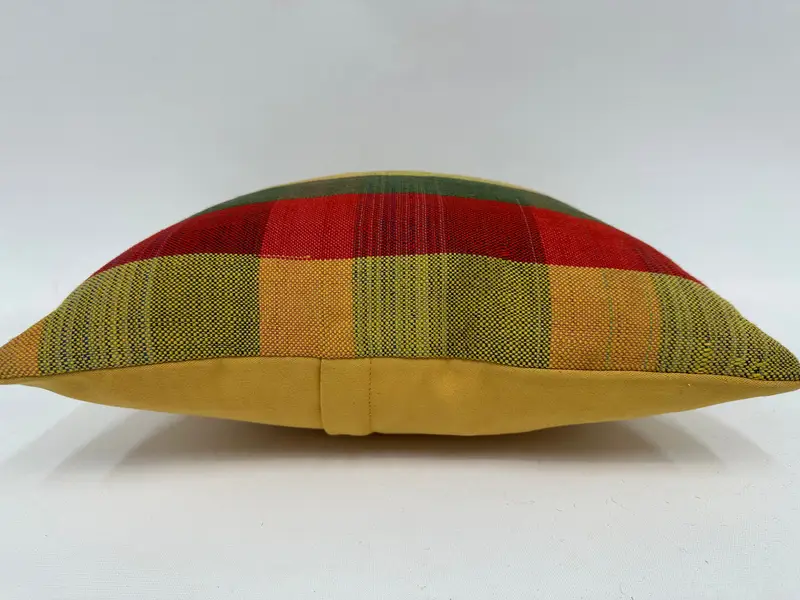 Interior Designer Pillow, Pillow Cover, Throw Kilim Pillow, Handwoven Pillow Cover Pillow Case, 16x16 Red Cushion Cover, Vintage Kilim Throw Pillow - 5
