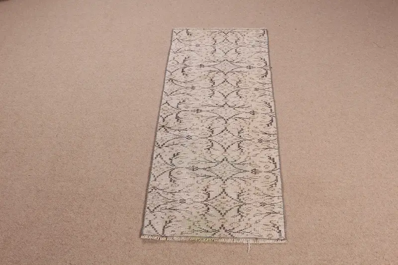 ベージュ カモフラージュ ラグ 1.8x4.2フィート シックな装飾