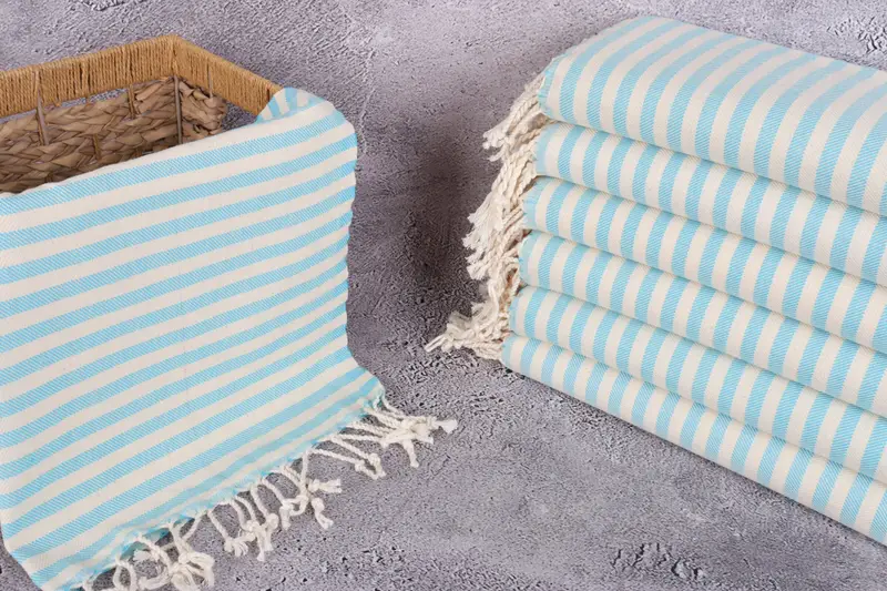 Gifts For Him, Spa Towel, Turkish Tea Towel, Gift For Mom, Personalized Gifts, 40x24 Cotton Striped Towel, Wedding Hand Made Gift, Bathroom Towels - 3