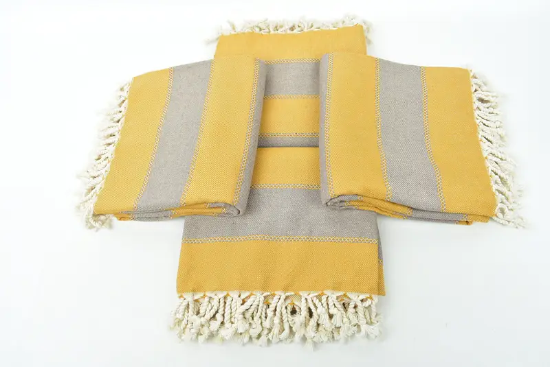Large Turkish Towel, Absorbent Turkish towel, Turkish hand towel, Scarf Towel, 68x36 Cotton Striped Towel, Valentines Day Gift, Kids Beach Towel - 6