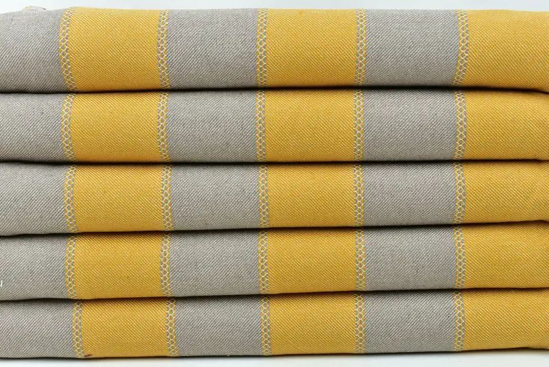 Large Turkish Towel, Absorbent Turkish towel, Turkish hand towel, Scarf Towel, 68x36 Cotton Striped Towel, Valentines Day Gift, Kids Beach Towel - 2