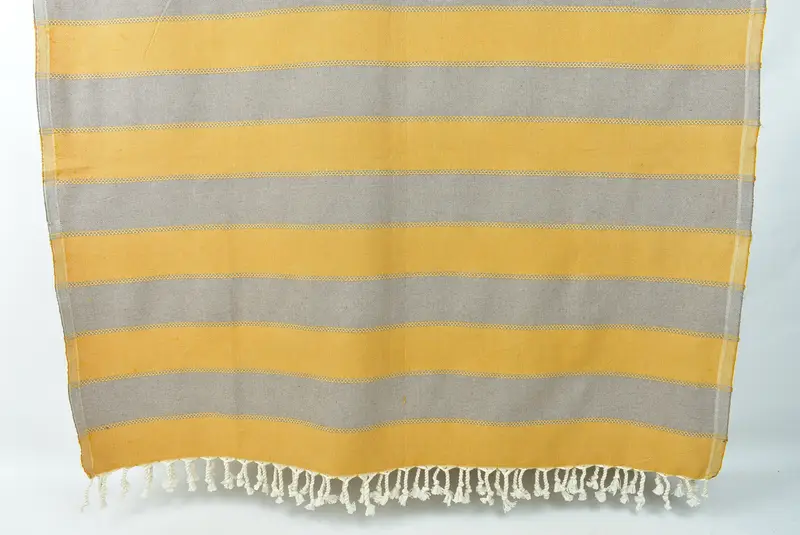 Large Turkish Towel, Absorbent Turkish towel, Turkish hand towel, Scarf Towel, 68x36 Cotton Striped Towel, Valentines Day Gift, Kids Beach Towel - 8