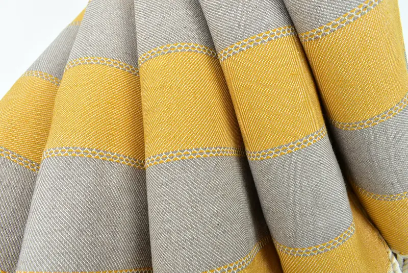 Large Turkish Towel, Absorbent Turkish towel, Turkish hand towel, Scarf Towel, 68x36 Cotton Striped Towel, Valentines Day Gift, Kids Beach Towel - 5