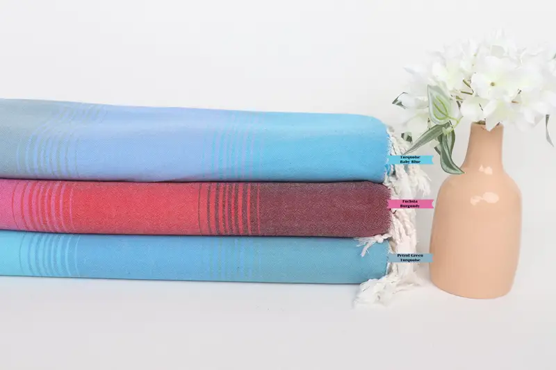 Personalized Gift, Turkish Towel Beach, 68x36 Cotton Striped Towel, Engagement Gift, Beach Size Towel, Bachelorette Gifts, Beach Towel Personalized - 1