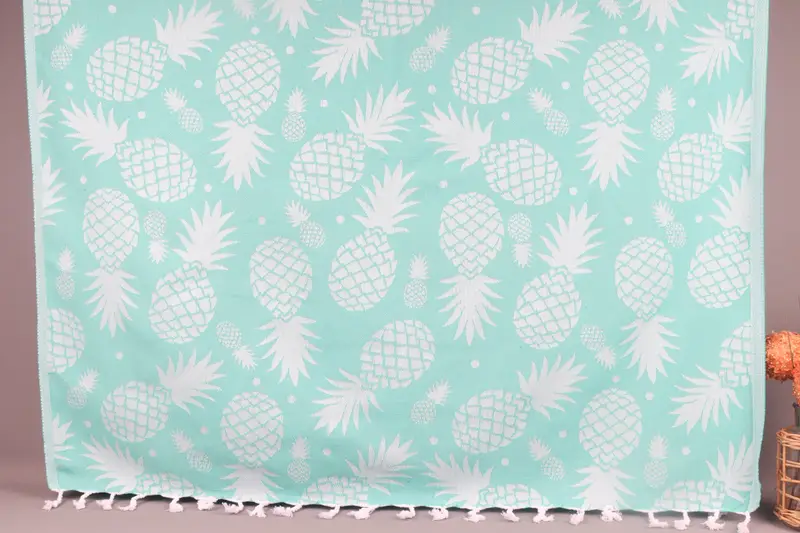 Bulk Order Towel, Scarf Towel, Bachelor Gifts, 70x36 Cotton Pineapple Design Towel, Bridesmaid Favors, Quick-dry peshtemal, Absorbent Turkish towel - 1