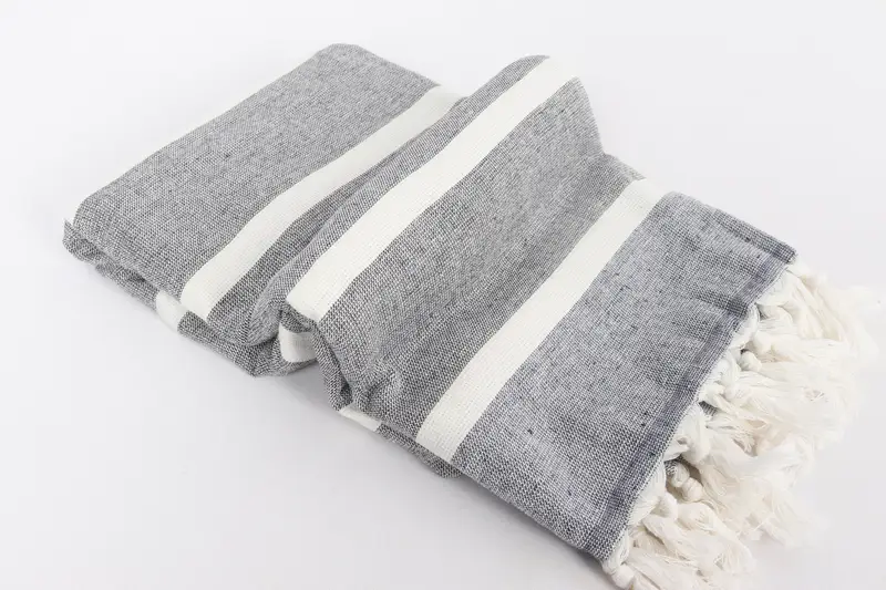 Custom Wedding Towel, Beach Size Towel, 64x40 Cotton Striped Towel, Lightweight towel, Peshtemal, Lightweight Turkish towel, Personalized Gifts - 6