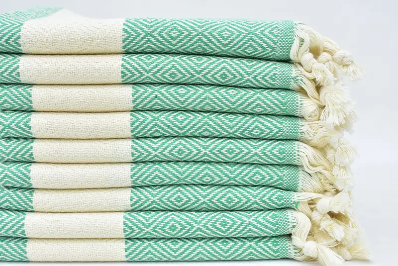 36x20 Cotton Diamond Towel, Bridesmaid Gifts, Xmas Gifts, Best Friend Gift, Maid Of Honor Gift, Kitchen Towel, Gifts For Him, Wedding Favors - 1