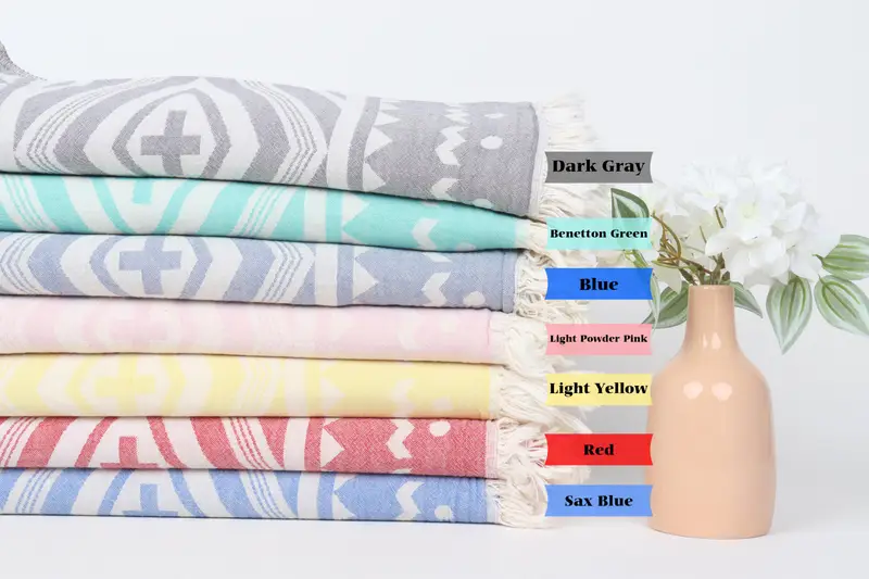 70x36 Cotton Plus Design Towel, Bachelorette Party Gifts, Gift Boxes Towel, Handwoven Turkish bath towel, Gifts For Him, Bachelorette Gifts - 1