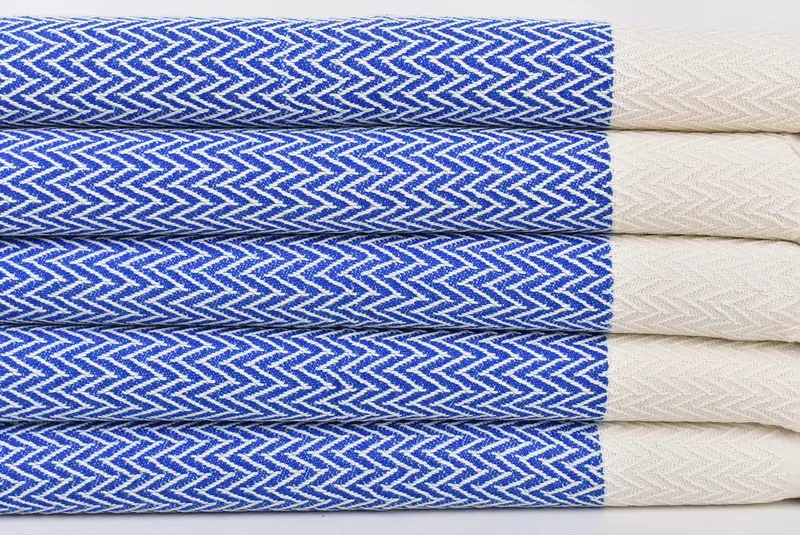 Guest Towel, Turkish Hand Towel, Gift For Bride, Personalized Kitchen Towel, 34x18 Cotton Zigzag Design Towel, Personalized Dish Towel, Summer Towel - 2
