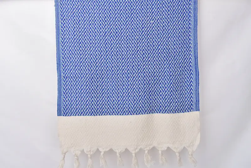 Guest Towel, Turkish Hand Towel, Gift For Bride, Personalized Kitchen Towel, 34x18 Cotton Zigzag Design Towel, Personalized Dish Towel, Summer Towel - 8