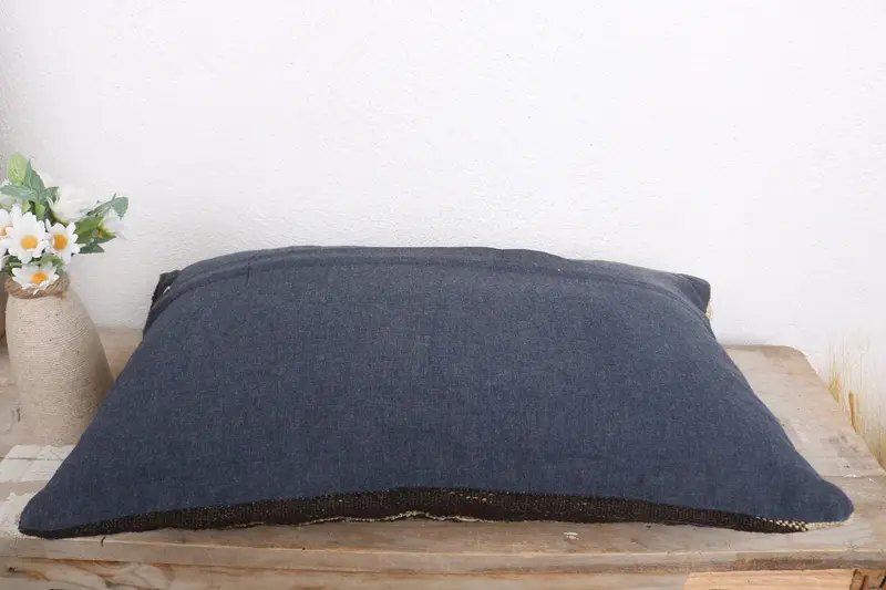 Muted Cushion, 12x20 Brown Cushion Case, Boho Pillow Sham Cover, Turkish Pillow, Accent Throw Cushion Cover, Kilim Pillow Cover, Pillow - 7