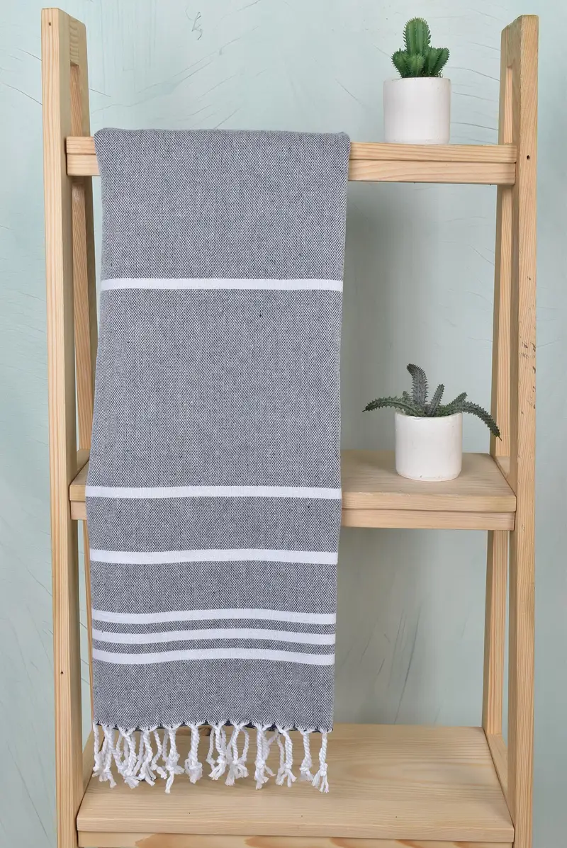 Bridesmaid Gift Towel, 70x40 Cotton Striped Towel, Bridesmaid Gifts Personalized, Personalized Towel Gift, Wedding Favors, Quick-dry peshtemal - 8