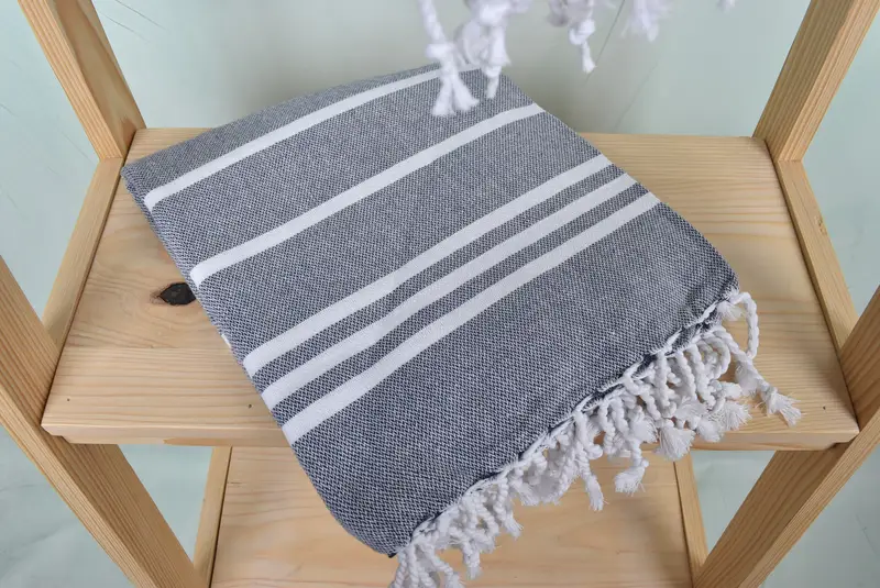Bridesmaid Gift Towel, 70x40 Cotton Striped Towel, Bridesmaid Gifts Personalized, Personalized Towel Gift, Wedding Favors, Quick-dry peshtemal - 5
