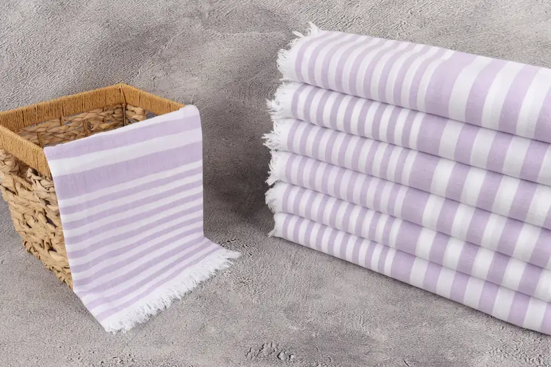 Personalized Towel, Unique Wedding Gift, Gift For Him, Luxury Beach Towel, Monogram Beach Towel, Bride Gift, Pool Towels, 68x40 Cotton Striped Towel - 3
