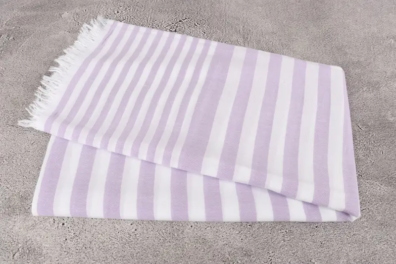 Personalized Towel, Unique Wedding Gift, Gift For Him, Luxury Beach Towel, Monogram Beach Towel, Bride Gift, Pool Towels, 68x40 Cotton Striped Towel - 6