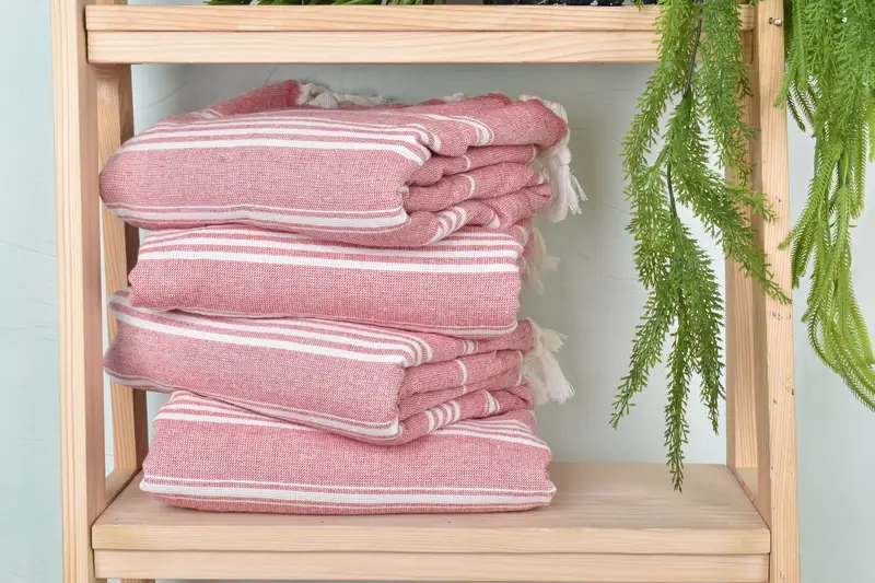 Best Beach Towel, 70x40 Cotton Striped Towel, Beach Theme Wedding Gift, Turkish Towel USA, Anniversary Gift For Her, Lightweight Turkish towel - 7