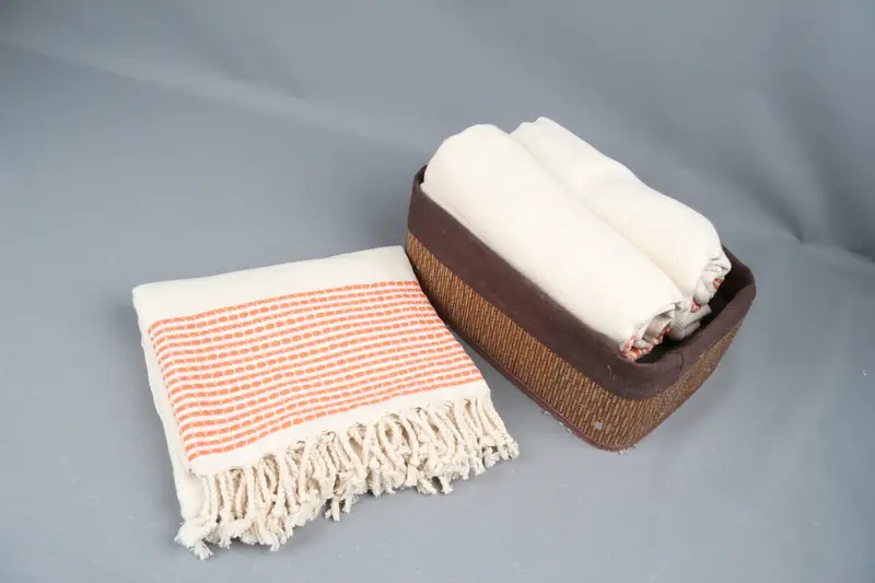 Sand-resistant towel, Wedding Gift, Bridal Shower Gift, Luxury Turkish Bath Towel, Unique Gift, Best Wedding Gift, 70x36 Cotton Striped Towel - 5