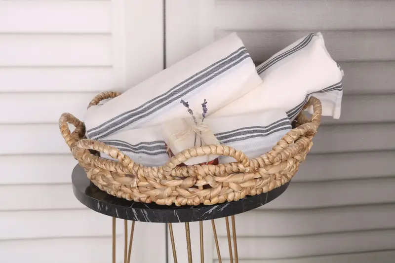 Best Wedding Gift, Beach towel, Wedding Gifts Towel, 70x40 Cotton Striped Towel, Bachelor Gift, Turkish beach towel with fringe, Bridesmaid Gifts - 4