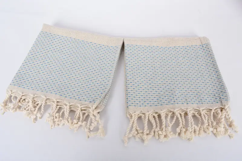 Personalized Kitchen Towel, Turkish Towel Hand Towel, Engagement Gift, 40x20 Cotton Polka Dot Towel, Turkish Tea Towel, Monogrammed Turkish Towel - 6