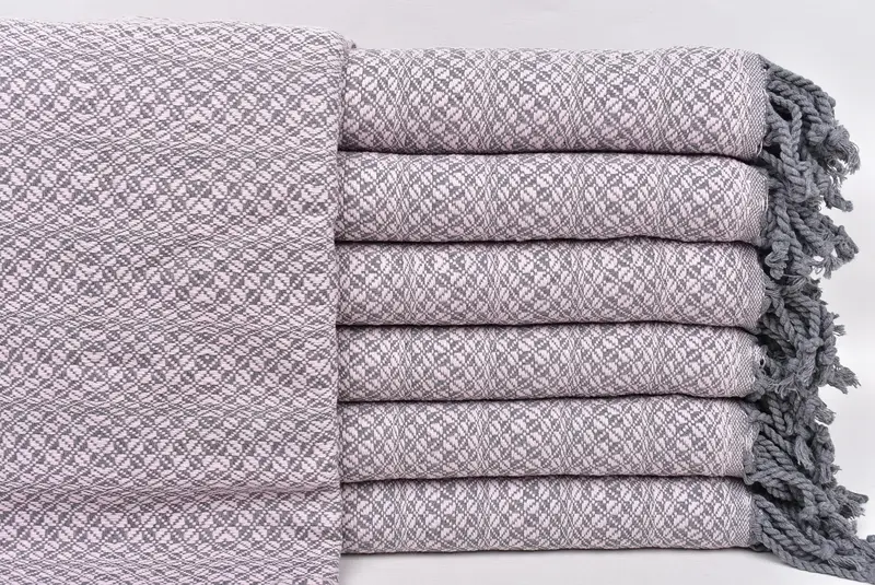 Customized Towels, 70x40 Cotton Geometric Towel, Spa Towel, Bachelor Bachelorette Party Favors, Soft towel, Bridesmaid Towel, Bridesmaid Gift Towel - 1