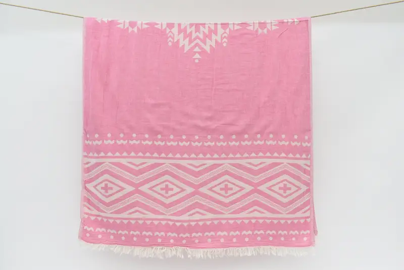 Turkish hand towel, Gift For Coworker, Personalized Wedding Gift, 70x36 Cotton Plus Design Towel, Turkish Beach Towel Personalized, Absorbent towel - 1