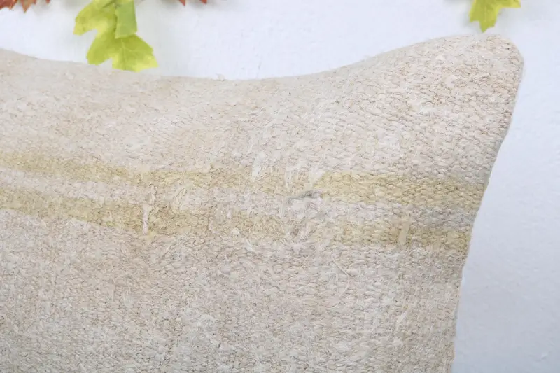 Retro Pillow Case, Oriental Cushion, Kilim Cushion Sham, Vintage Pillow, Bed Pillow Sham, Cushion Case, 16x24 White Cushion, Kilim Pillow - 5