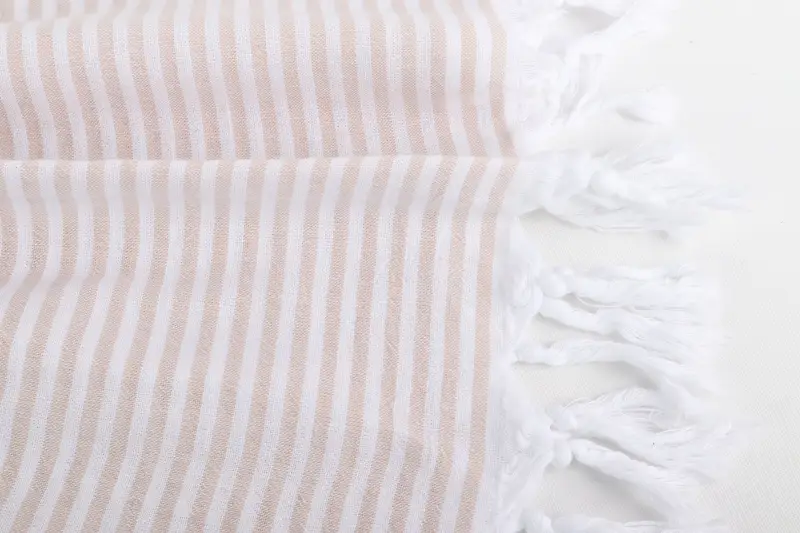 Turkish Towel USA, Bridal Shower Favors, 68x36 Cotton Striped Towel, Beach Towel Bulk, Yoga Towel, Soft towel, Personalized Gift For Him - 8