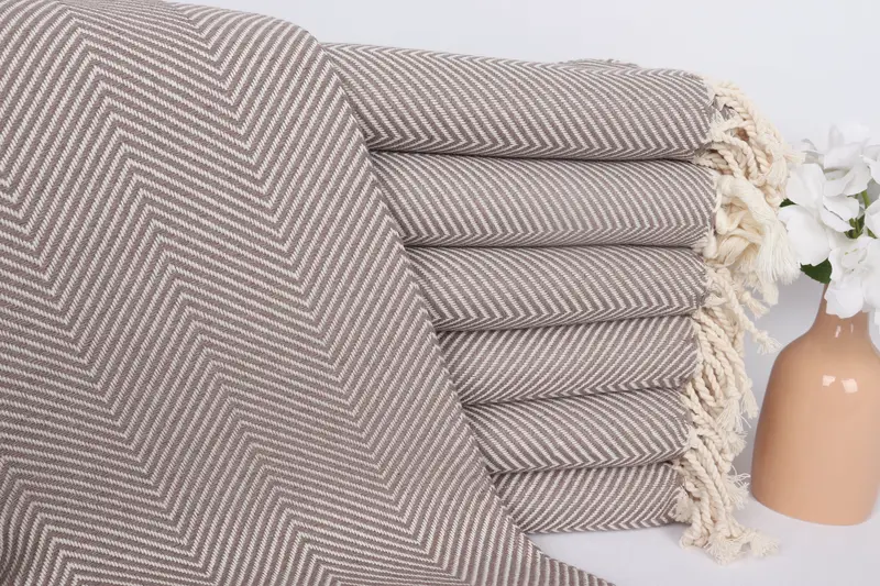 Girl Trip Party Favor, 70x40 Cotton Herringbone Towel, Bridal Shower Favors, Quick-Dry Beach Towel, Gift For Him, Bachelorette Party Favor - 1