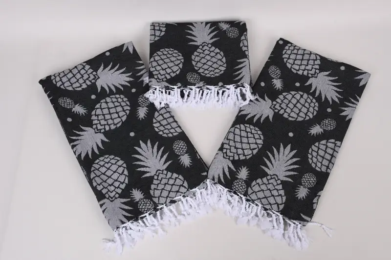 Personalized Bridesmaid Gift, 70x36 Cotton Pineapple Design Towel, Soft towel, Yoga Towel, Bachelor Gifts, Personalized Wedding Gift For Couple - 7