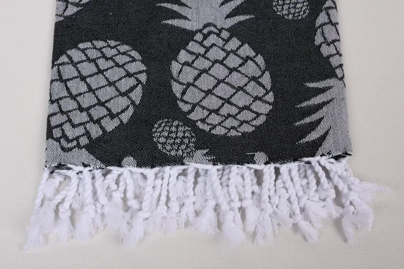 Personalized Bridesmaid Gift, 70x36 Cotton Pineapple Design Towel, Soft towel, Yoga Towel, Bachelor Gifts, Personalized Wedding Gift For Couple - 4