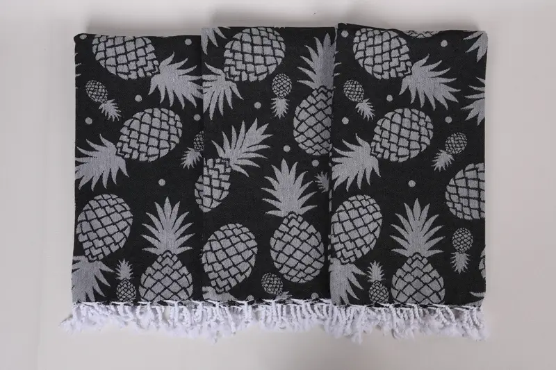 Personalized Bridesmaid Gift, 70x36 Cotton Pineapple Design Towel, Soft towel, Yoga Towel, Bachelor Gifts, Personalized Wedding Gift For Couple - 8