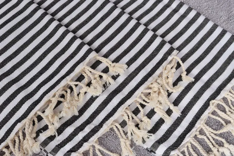 Bridesmaid Gifts, Custom Hand Towel, Beach Wedding Favor, 40x18 Cotton Striped Towel, Family Gift, Bridesmaid Towel, Gifts For Him, Kitchen Towel - 5