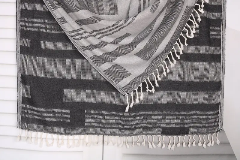 Bridesmaid Favors, Monogram Turkish Towel, 68x38 Cotton Chevron Towel, Turkish hand towel, Embroidery Towel, Personalized Turkish Towel, Yoga Towel - 1