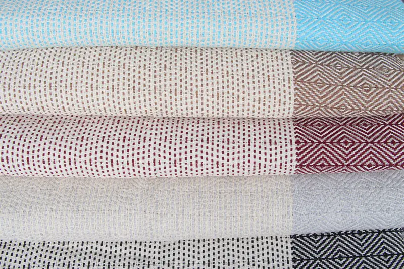 Monogrammed Hand Towel, Personalized Gift, Gym Towel, Girl Trip Party Favor, Turkish Tea Towel, Bridesmaid Favors, 36x18 Cotton Diamond Towel - 3